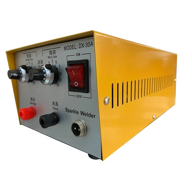 Laser Soldering Machine Handheld - DX-30A/50A/808 Laserschweißgerät Schmuckschweißmaschine 0,5A-30A Lötkolben Puls-Hochleistungs-Handpunktschweißgerät