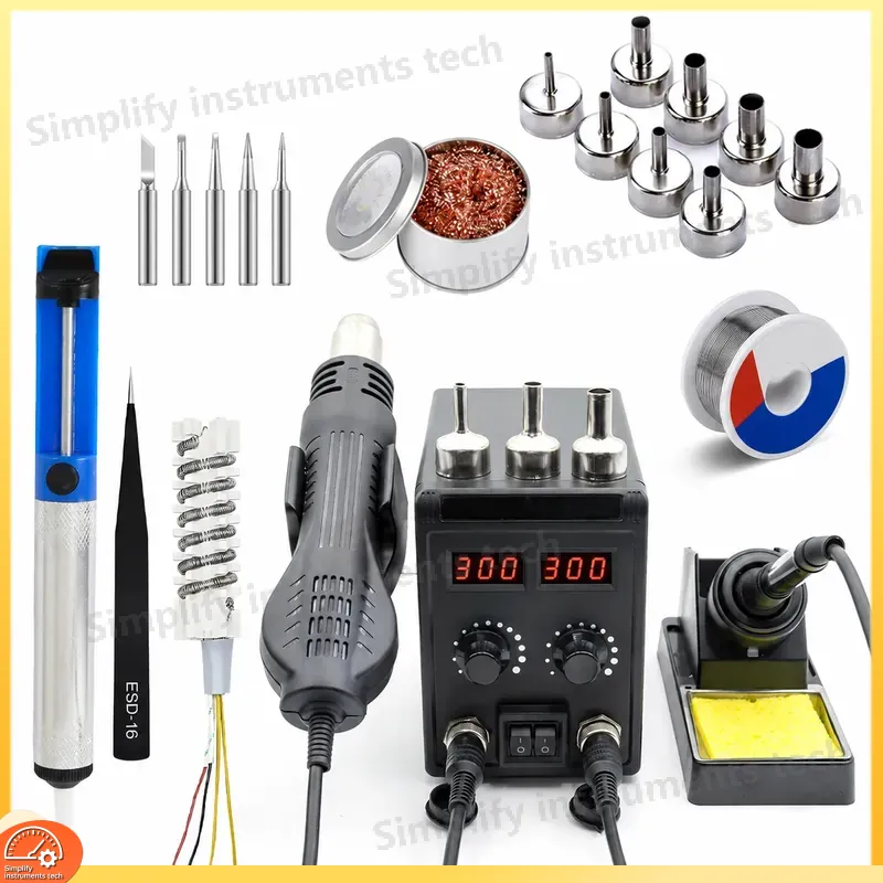 8586D Lötstation 2-in-1 750W H – 2 In 1 Soldering Rework Station 750W Bewertung und Preis
