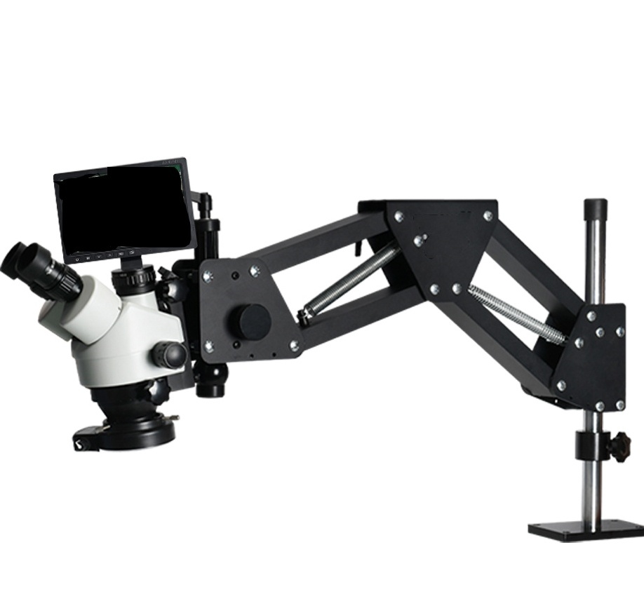 10-Zoll 2K-Auflösung LED-Beleu – Trinocular Stereo Microscope 7X-45X Bewertung und Preis