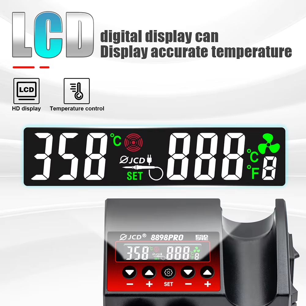 JCD Neue Upgrade 2 IN 1 Lötsta – 2 In 1 Soldering Rework Station 750W Bewertung und Preis
