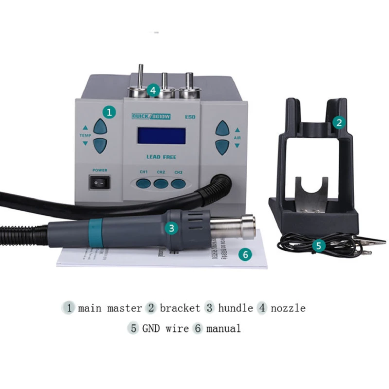 Schnelle 100% Original Heißluf – Hot Air Rework Station 861Dw Bewertung und Preis