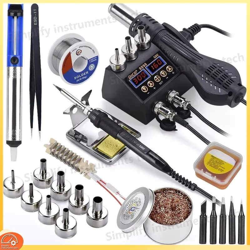 8898 Lötstation 750W 2-in-1 Lö – 2 In 1 Soldering Rework Station 750W Bewertung und Preis